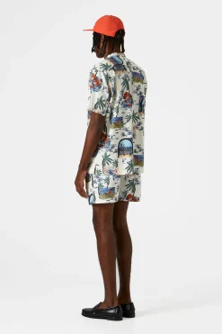 Hombre Edmmond Studios Paradise Short Sleeve Plain White