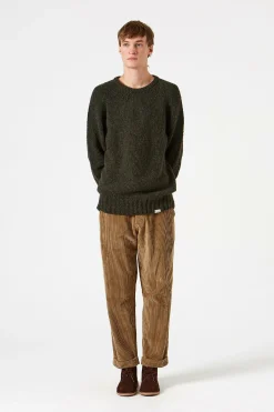 Hombre Edmmond Studios Paris Sweater Plain Khaki