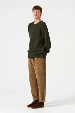 Hombre Edmmond Studios Paris Sweater Plain Khaki