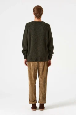 Hombre Edmmond Studios Paris Sweater Plain Khaki