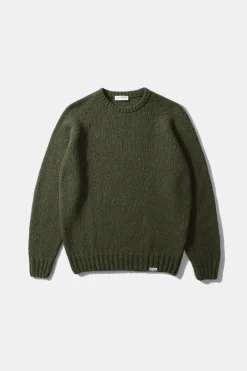 Hombre Edmmond Studios Paris Sweater Plain Olive