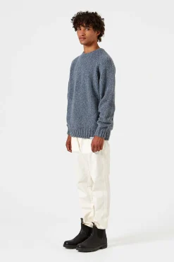 Hombre Edmmond Studios Paris Sweater Plain Steel