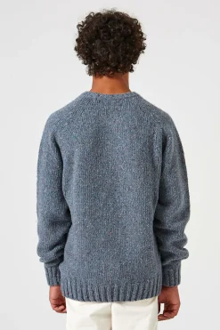 Hombre Edmmond Studios Paris Sweater Plain Steel