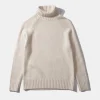 Hombre Edmmond Studios Paris Turtle Neck Plain Off White
