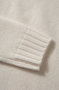 Hombre Edmmond Studios Paris Turtle Neck Plain Off White