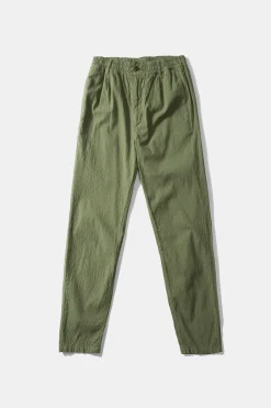 Hombre Edmmond Studios Seersucker Pants Plain Khaki