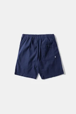 Hombre Edmmond Studios Seersucker Shorts Plain Navy