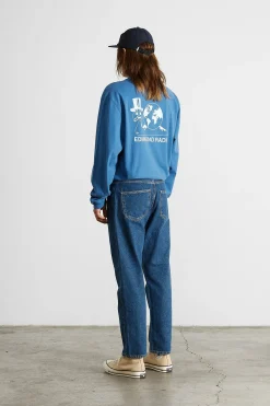 Hombre Edmmond Studios Slow Rhytms Ls Plain Blue