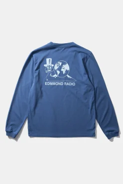 Hombre Edmmond Studios Slow Rhytms Ls Plain Blue