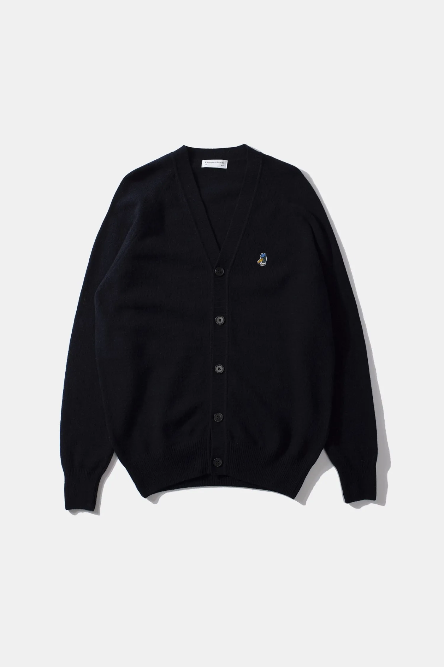 Hombre Edmmond Studios Special Duck Cardigan Plain Navy