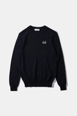Hombre Edmmond Studios Special Duck Sweater Plain Navy