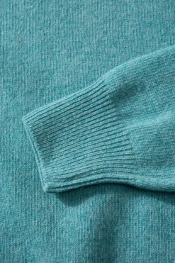 Hombre Edmmond Studios Special Duck Sweater Plain Turquoise