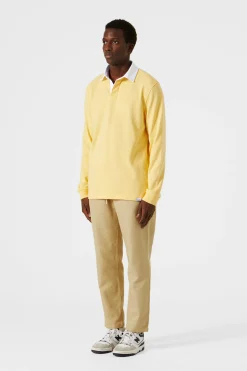 Hombre Edmmond Studios Spring Polo Plain Yellow