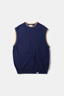 Hombre Edmmond Studios Sunset Vest Plain Navy