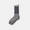 Hombre Edmmond Studios Tag Socks Plain Grey