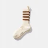 Hombre Edmmond Studios Tag Socks Plain Off White
