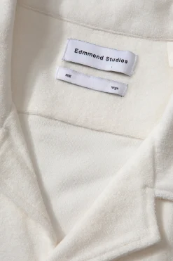 Hombre Edmmond Studios Terry Long Shirt Plain Off White