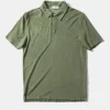 Hombre Edmmond Studios Terry Polo Plain Olive