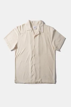 Hombre Edmmond Studios Terry Shirt Plain Off White