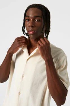 Hombre Edmmond Studios Terry Shirt Plain Off White