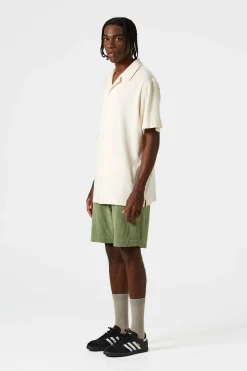 Hombre Edmmond Studios Terry Shirt Plain Off White