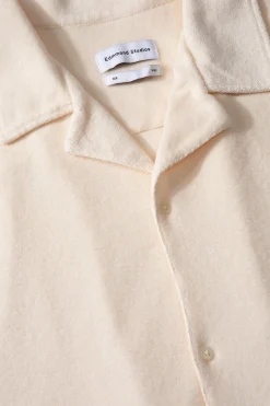 Hombre Edmmond Studios Terry Shirt Plain Off White