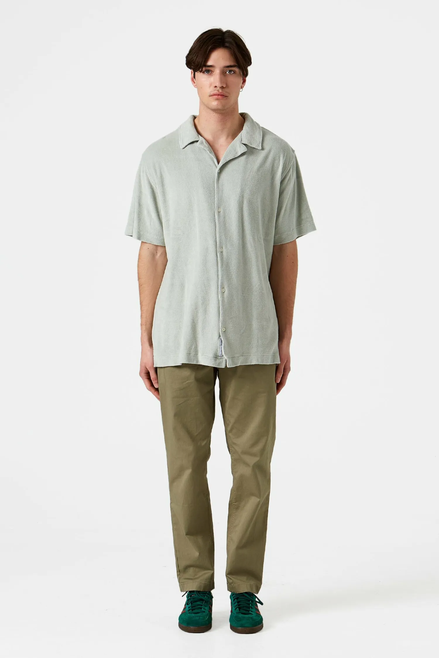 Hombre Edmmond Studios Terry Shirt Plain Sage