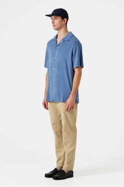 Hombre Edmmond Studios Terry Shirt Plain Steel