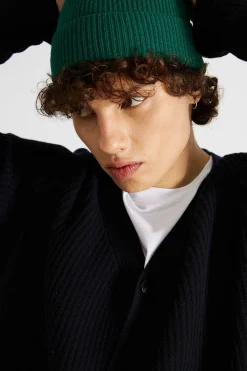 Hombre Edmmond Studios Upper Cardigan Plain Navy