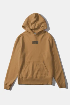 Hombre Edmmond Studios Velo Hoodie Plain Caramel