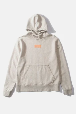Hombre Edmmond Studios Velo Hoodie Plain Light Grey