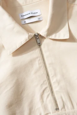 Hombre Edmmond Studios Zipped Shirt Plain Beige